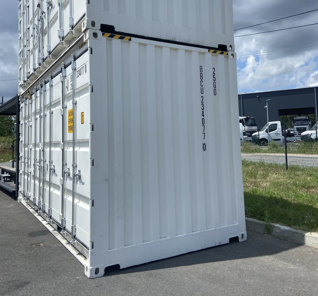 Container 20 Fuß High Cube Open Side - Erste Reise