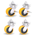 Lenkrollen für Container-Räder, Ø 252 mm – 4er-Set