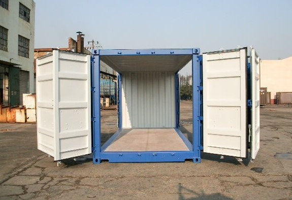 Seecontainer 20 Fuß mit Doppelseitentür