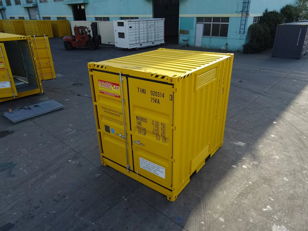 Gefahrgutcontainer 10′ High Cube (Doppelboden)