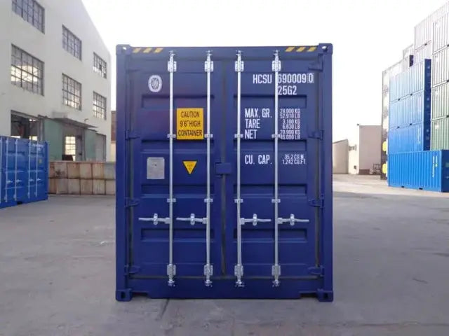20-Fuß-Versandcontainer mit seitlicher Öffnung – gebraucht