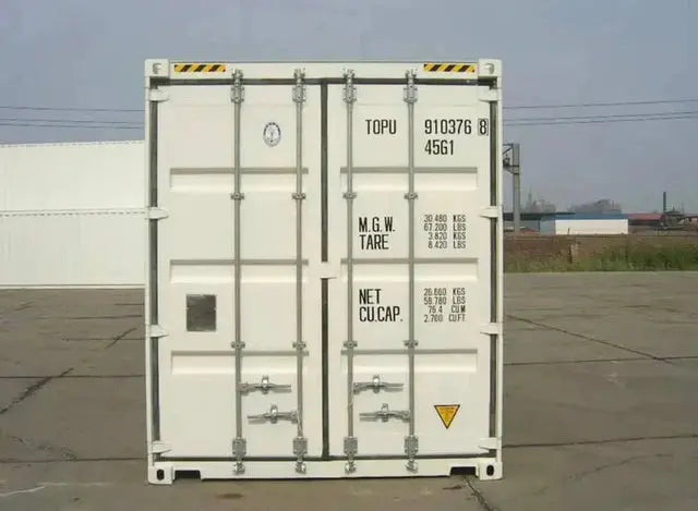 40-Fuß-weißer Versandcontainer – neu